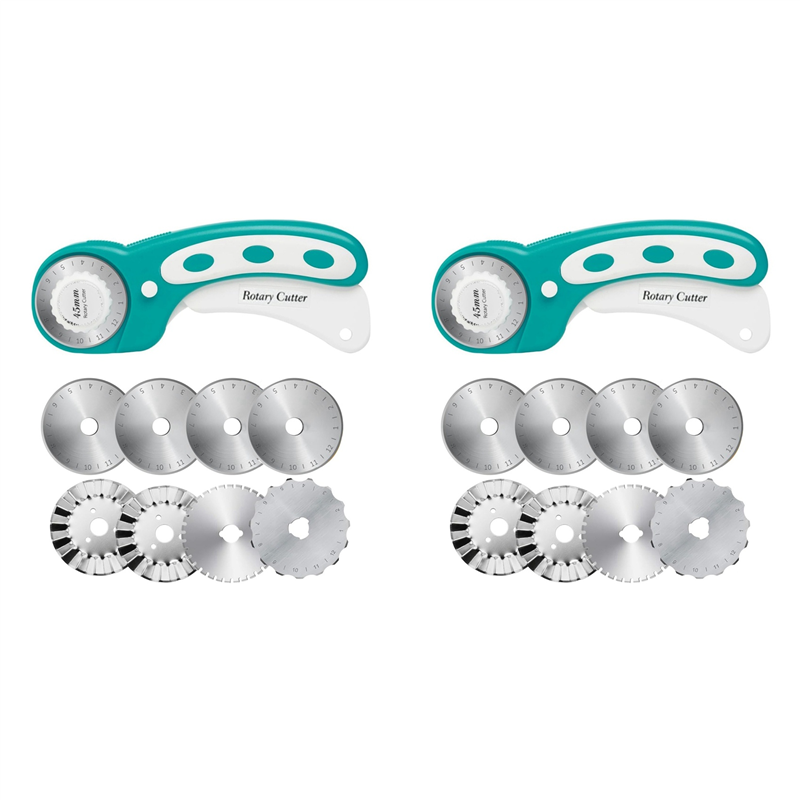 Rotary Cutter For Fabric 45Mm - 【SOLO TODAY!】 Taglierina rotativa da 2