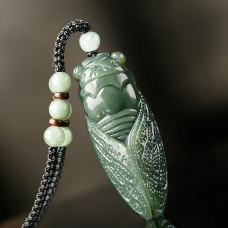 Beading - Naturale Hetian Cicala di Giada Borda