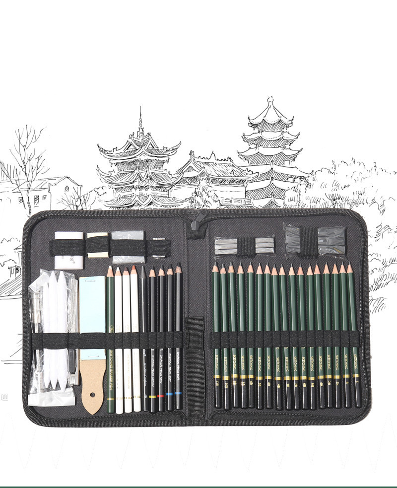 Painting Supplies - Set di Matite da Disegno in