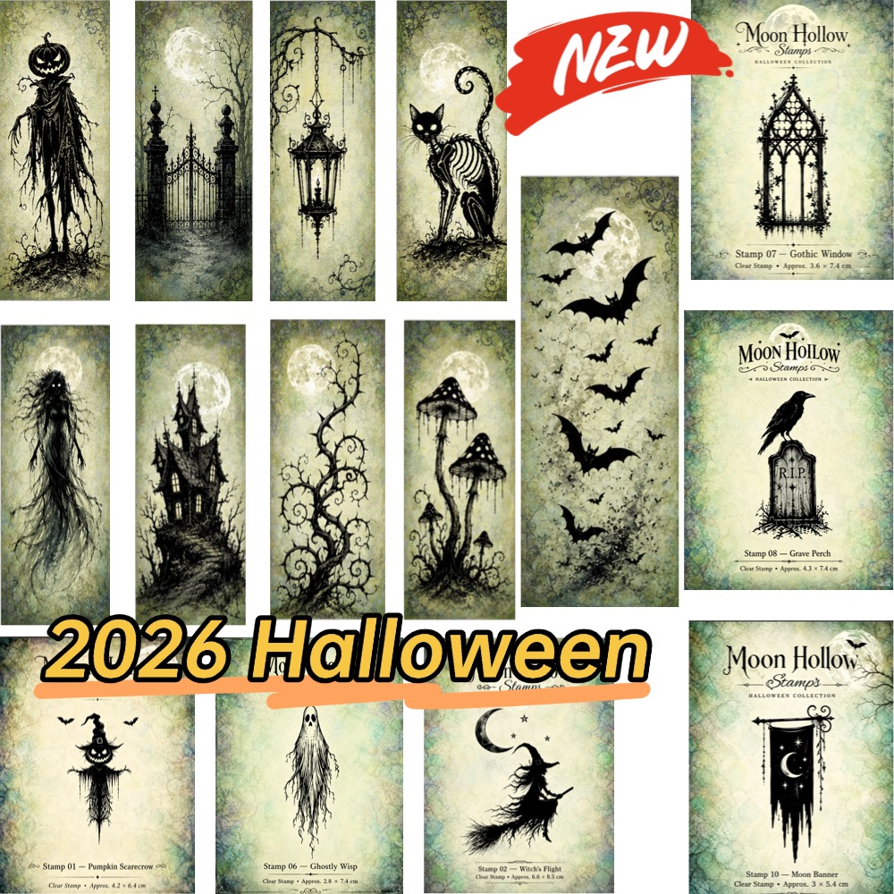 Clear Silicone Stamps For Card Making - Collezione di capsule Bordi natalizi Timbro