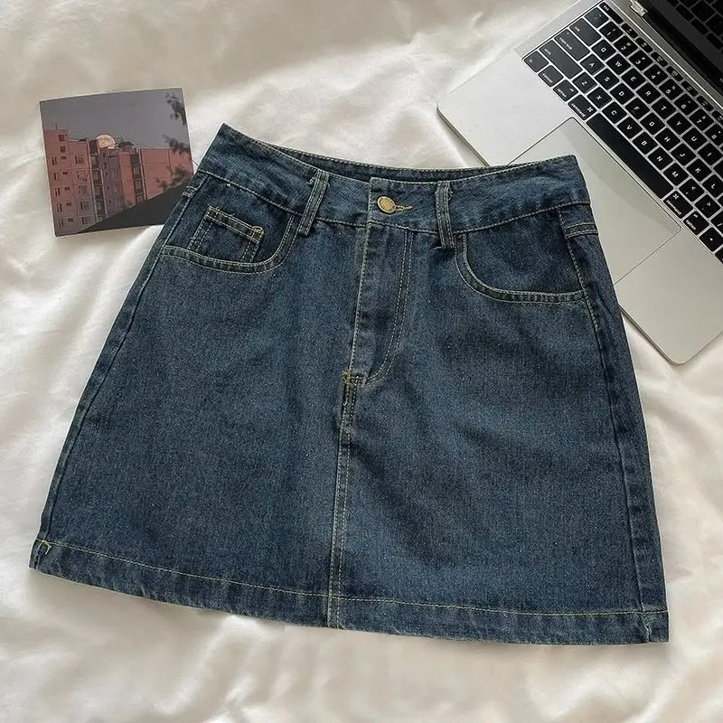 Embroidery - Set gonna in denim Y2K: giacca