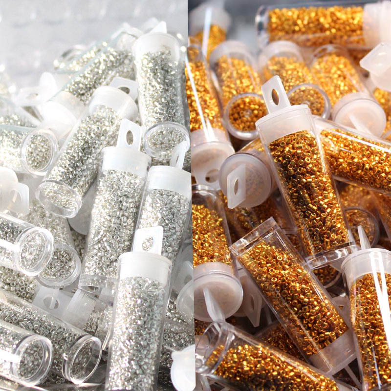 Glass Seed Beads 2Mm Jewelry Making - Perle di vetro giapponesi MKU Colori