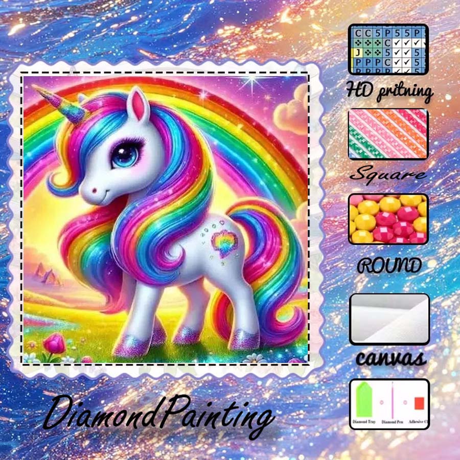 5D Diamond Painting Kit Full Drill - 1 pezzo di tessuto floccato 5D