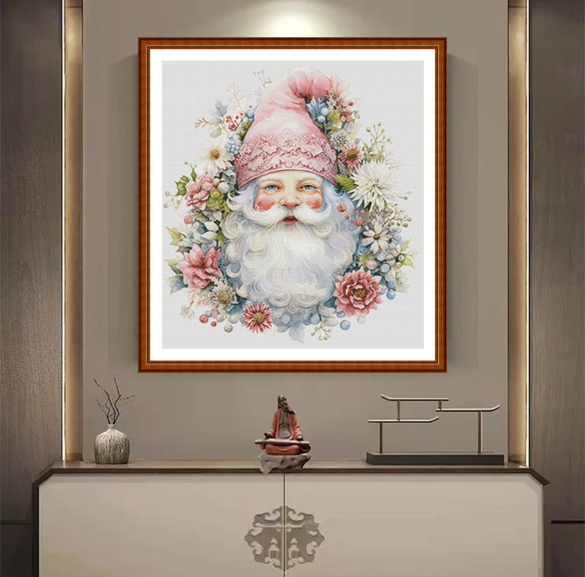 Cross Stitch Stamped Kits Beginners - [ZZ4491- Flower Ball Dwarf] Kit per