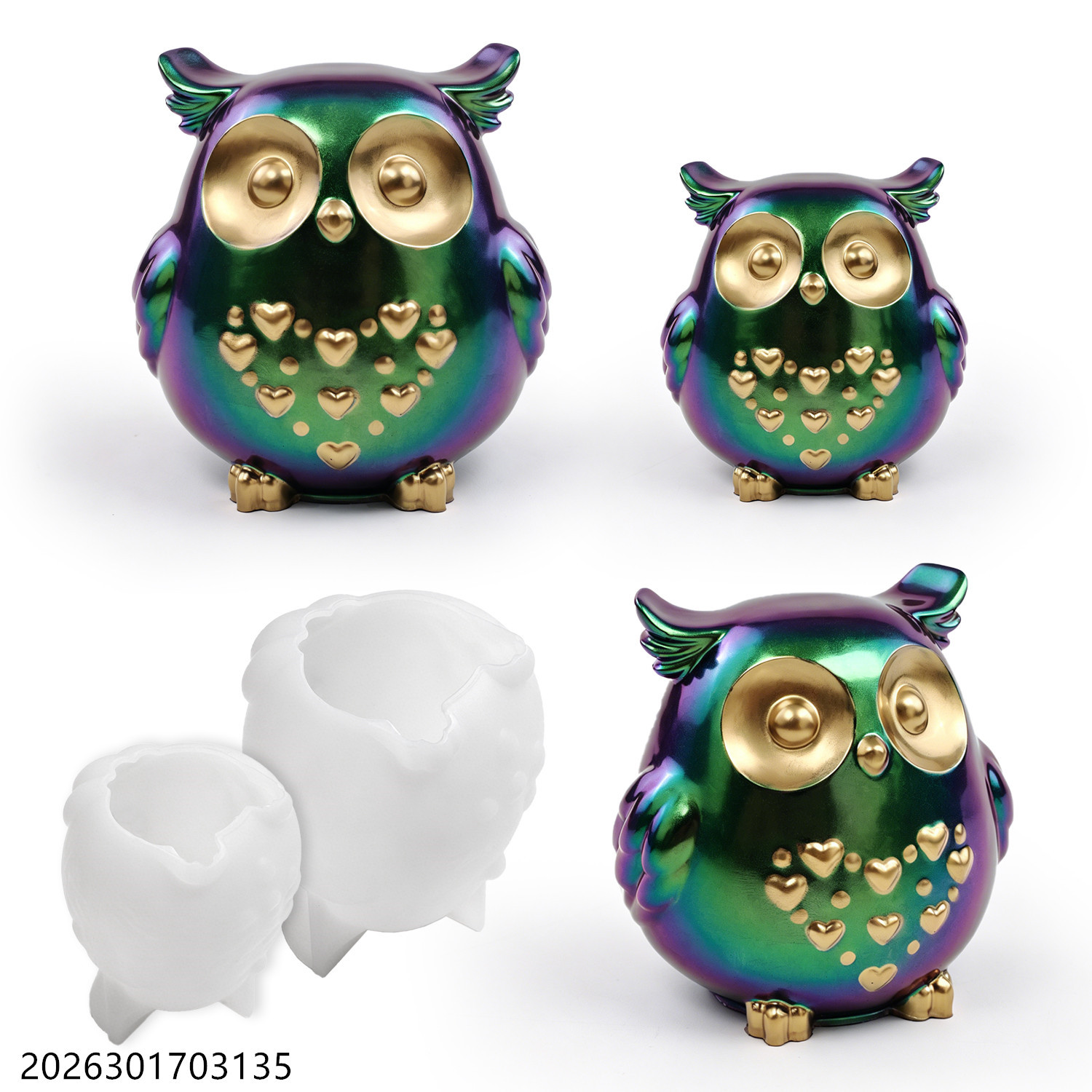 Silicone Epoxy Resin Molds Set - Stampo in Silicone a Forma di