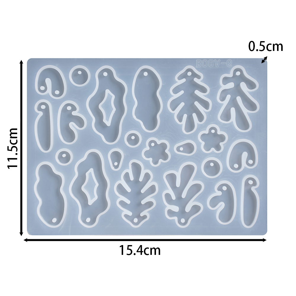 1 pz/lotto orecchini geometric - Silicone Epoxy Resin Molds Set recensione e prezzo