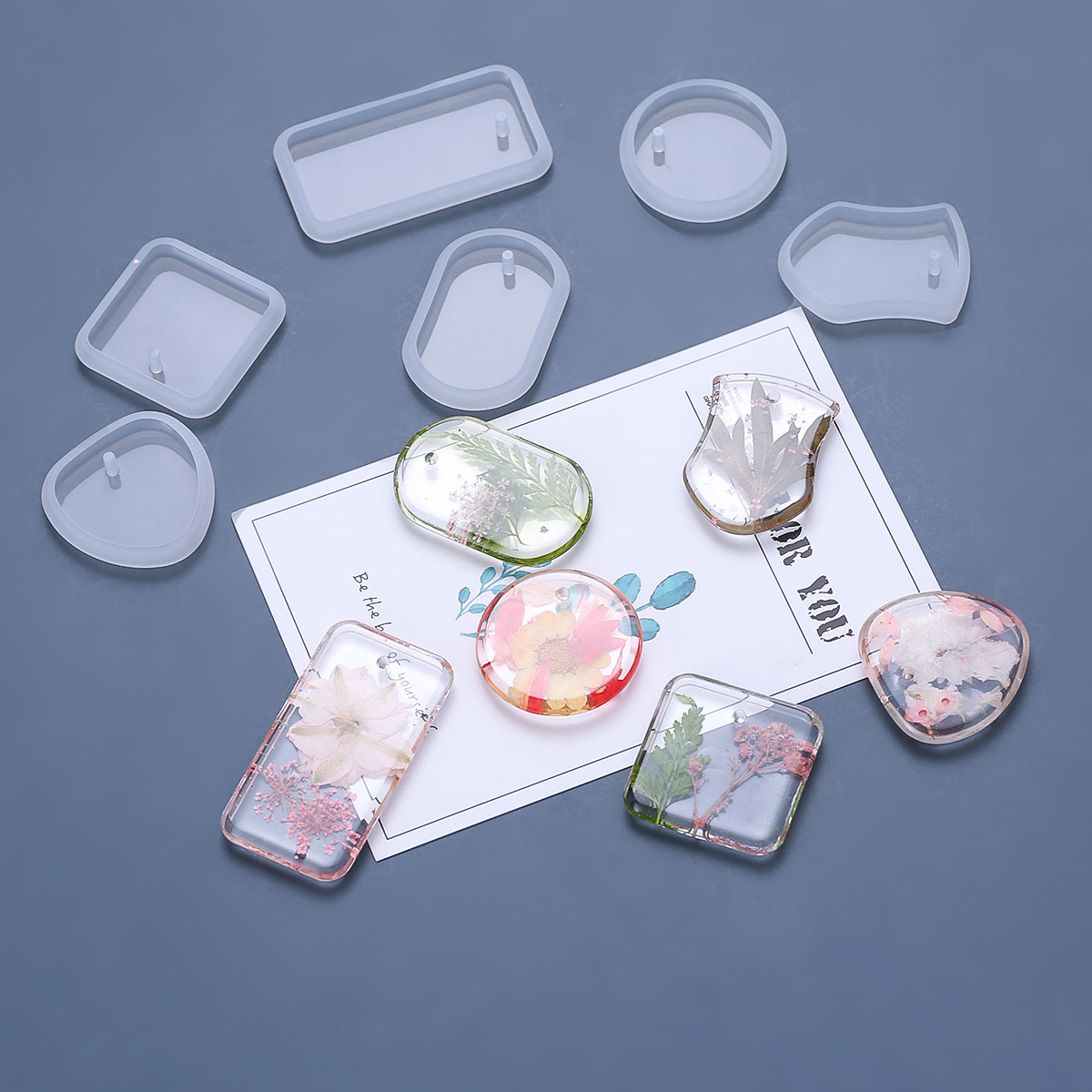 1/6/10 pz fai da te portachiav - Silicone Epoxy Resin Molds Set recensione e prezzo