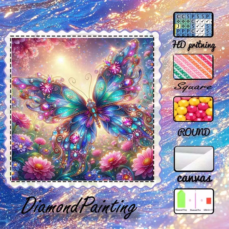 1 pezzo di tessuto floccato 5D - 5D Diamond Painting Kit Full Drill recensione e prezzo