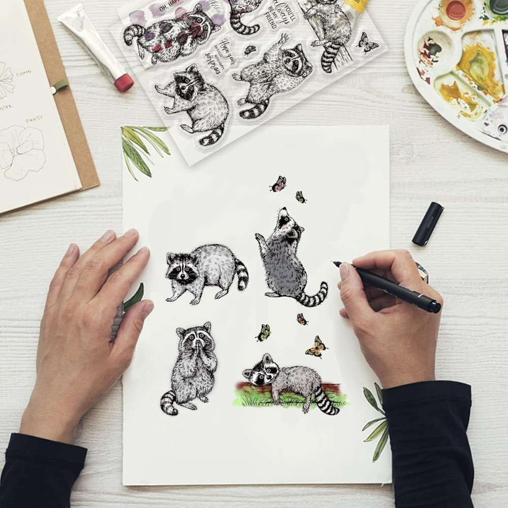 Procioni realistici timbri tra - Clear Silicone Stamps For Card Making recensione e prezzo