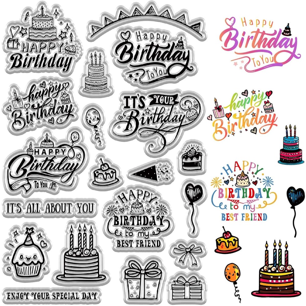Timbri trasparenti di buon com - Clear Silicone Stamps For Card Making recensione e prezzo