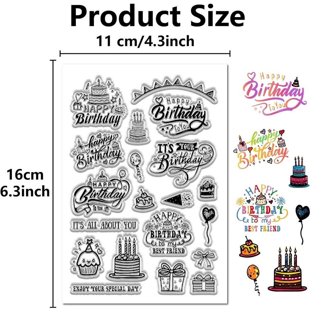 Timbri trasparenti di buon com - Clear Silicone Stamps For Card Making recensione e prezzo