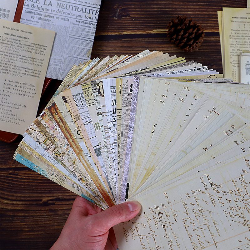 30 pezzi vecchia mappa lettere - Vintage Junk Journal Scrapbooking Paper recensione e prezzo