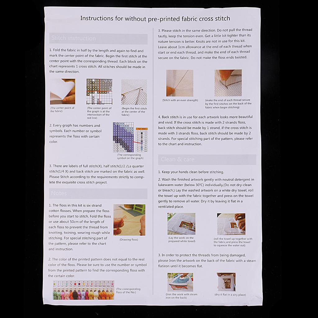 Kit per Punto Croce Stampato,  - Cross Stitch Stamped Kits Beginners recensione e prezzo